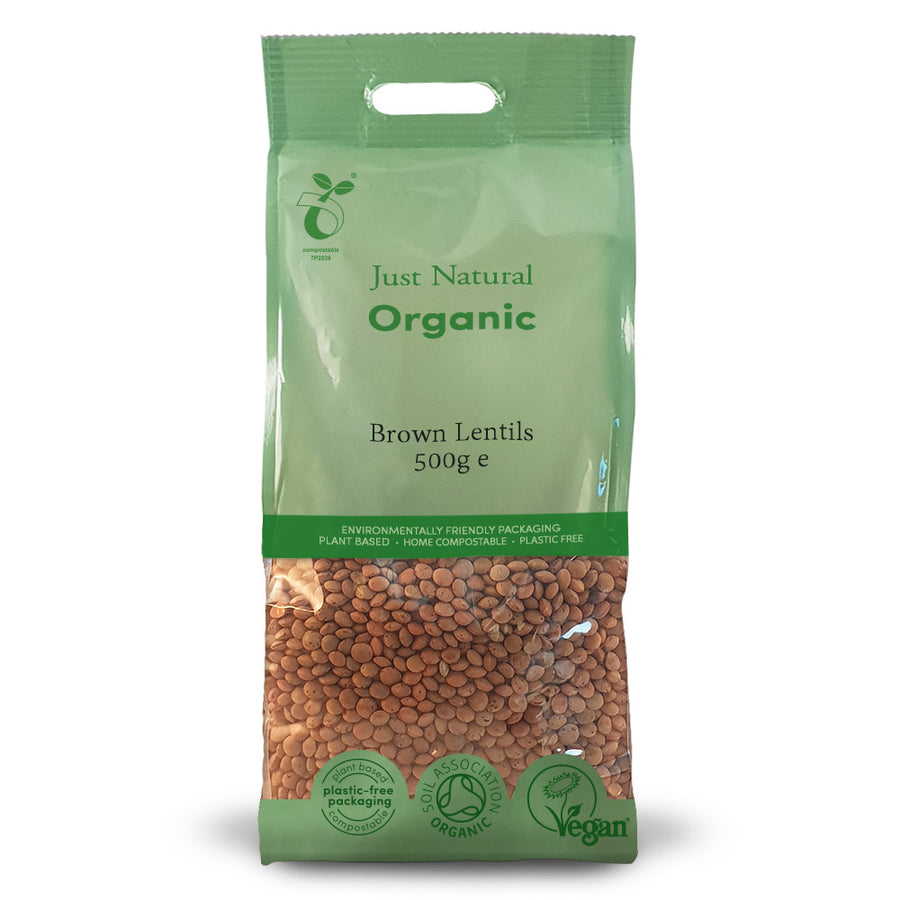 Just Natural Organic Brown Lentils 500g