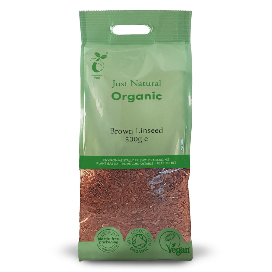 Just Natural Organic Brown Linseed 500g