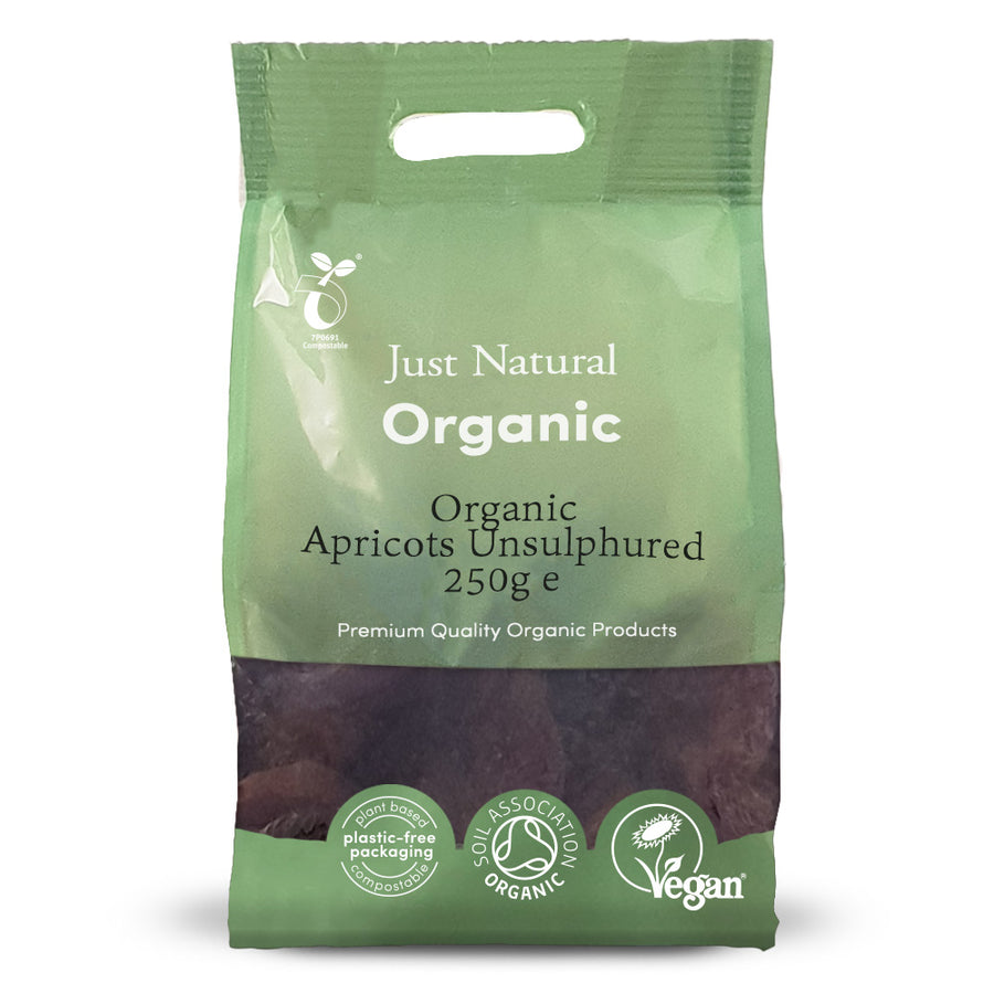 Just Natural Organic Apricots Unsulphured 250g