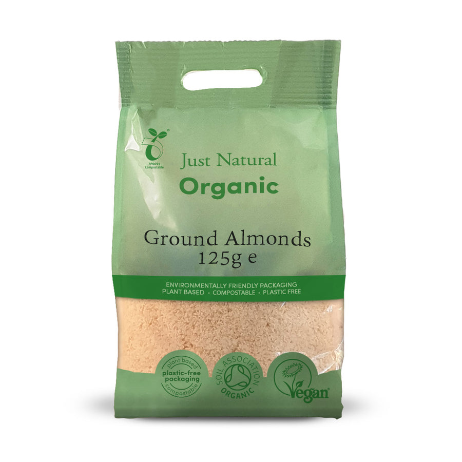 Just Natural Organic Almonds Ground 125g