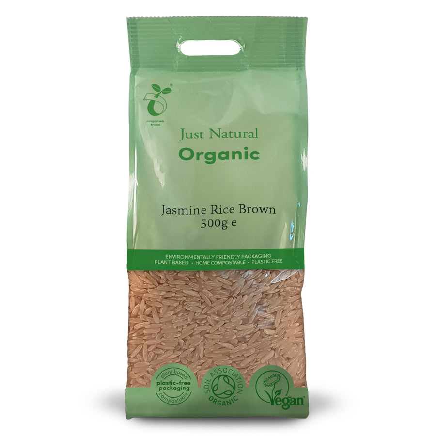 Just Natural Organic Jasmine Rice Brown 500g