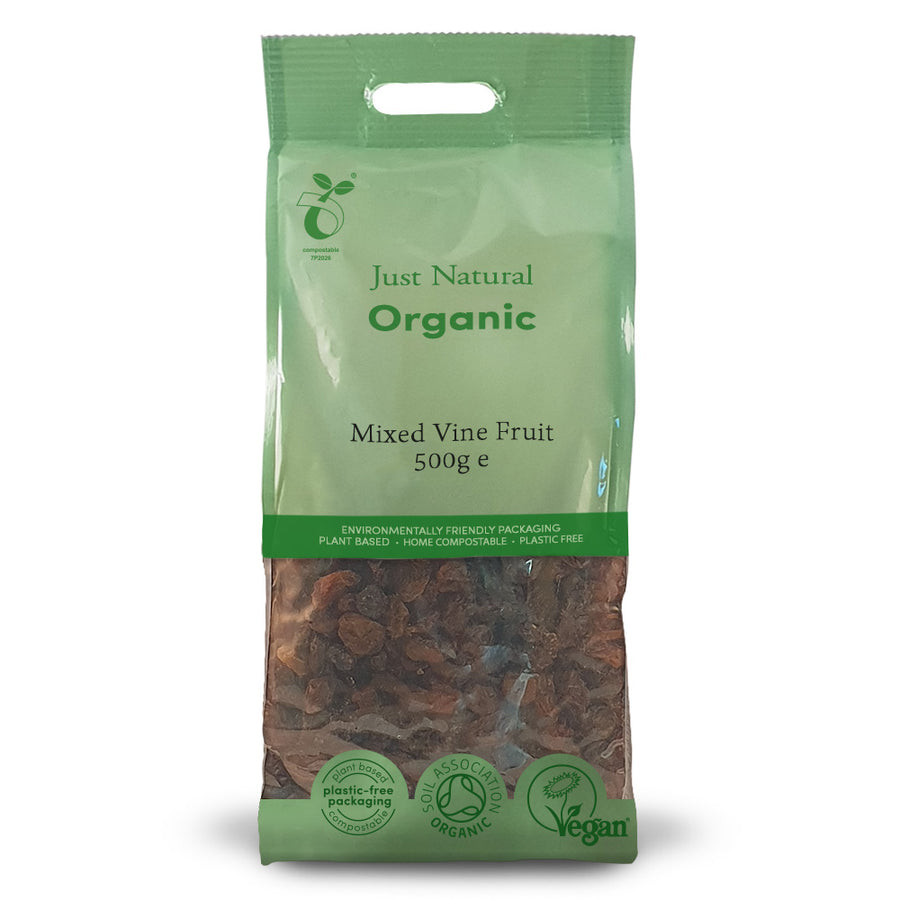Just Natural Organic Mixed Vine Fruit 500g