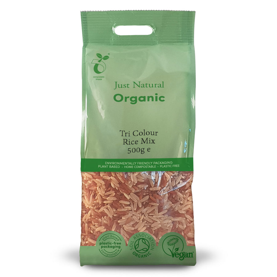 Just Natural Organic Tri Colour Rice Mix 500g