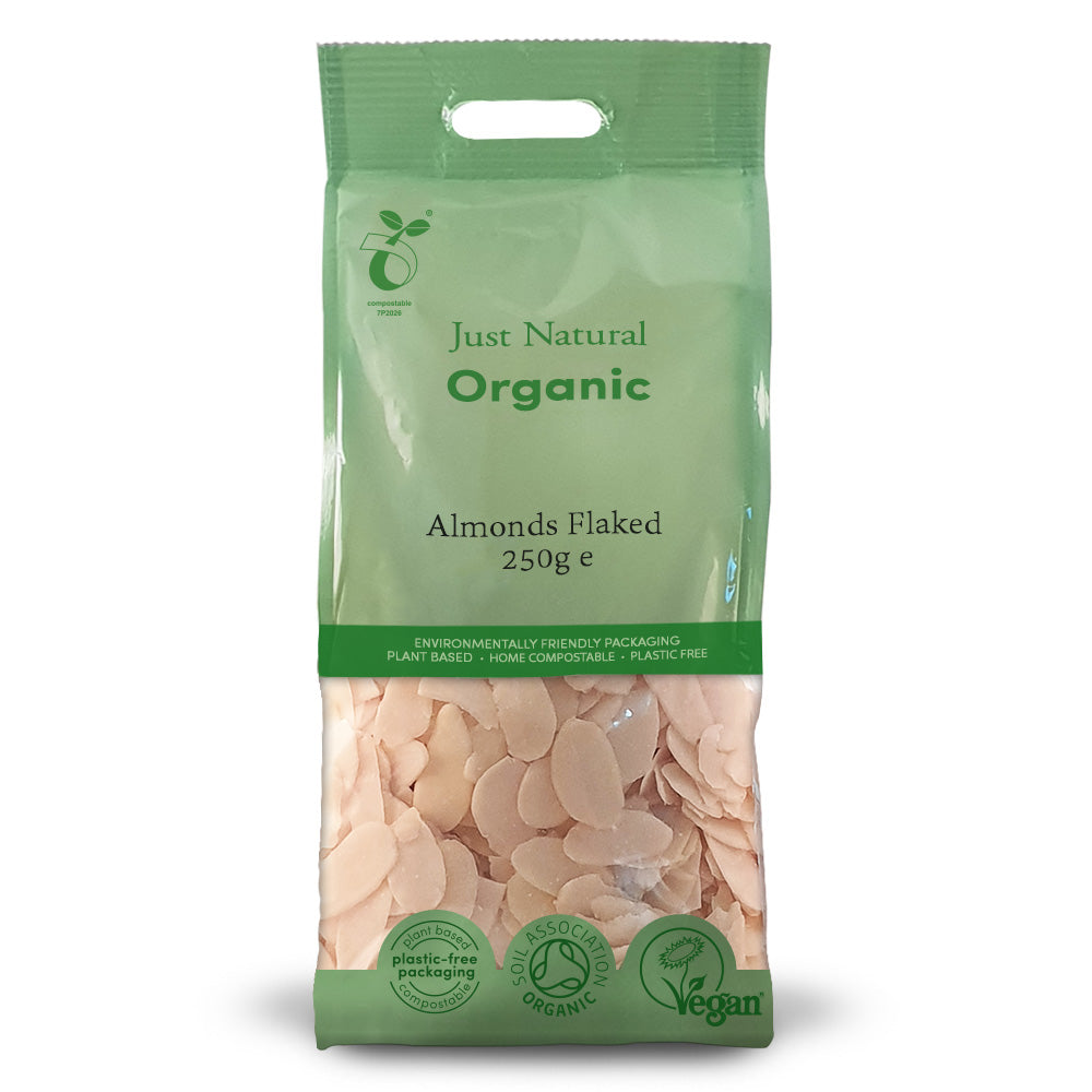 Just Natural Organic Almonds Flaked 250g
