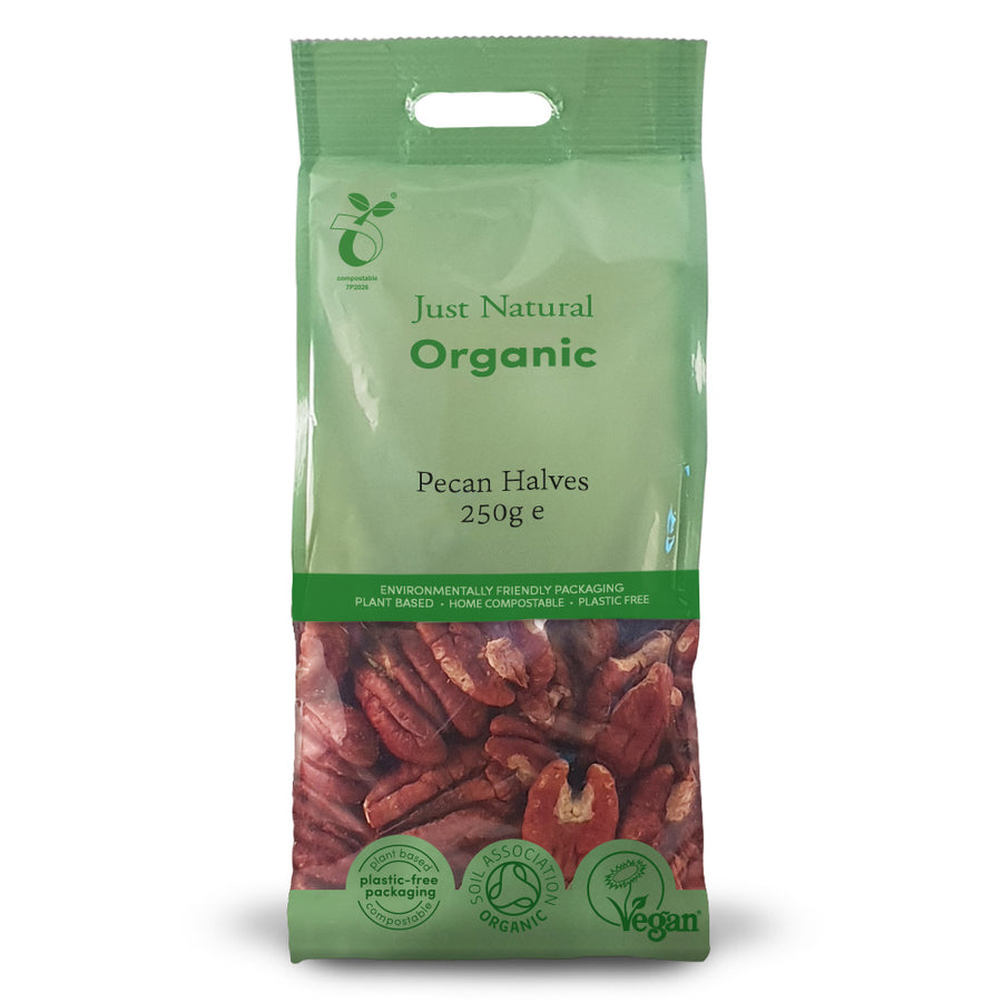 Just Natural Organic Pecan Halves 250g