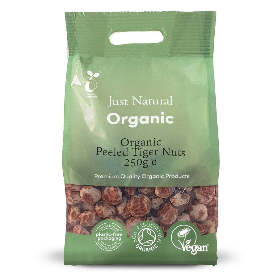 Just Natural Organic Tiger Nuts Raw - Peeled 250g