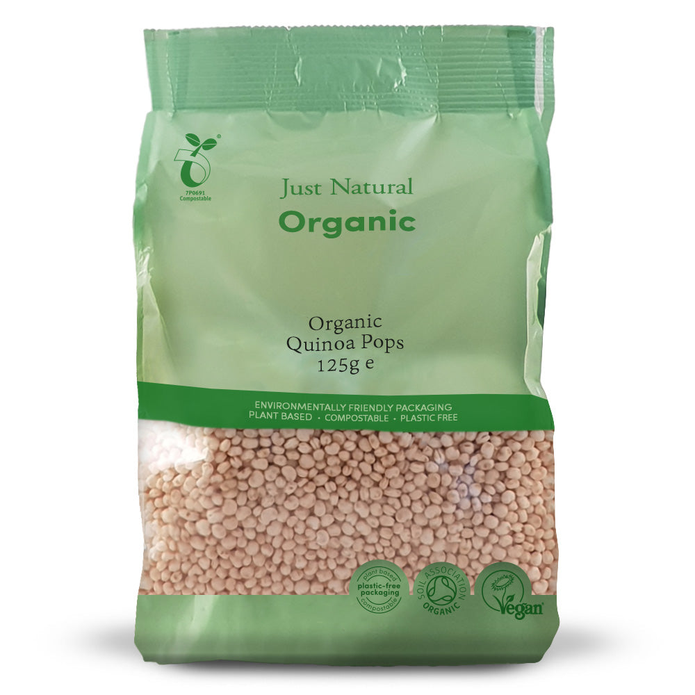 Just Natural Organic Quinoa Pops 125g