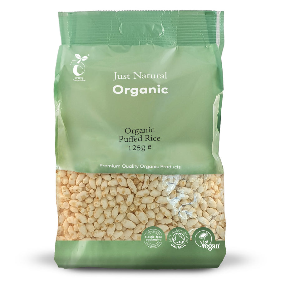 Just Natural Organic Puffed Rice 125g