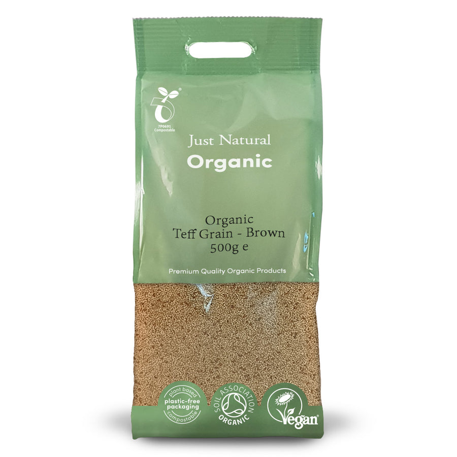 Just Natural Organic Teff Grain - Brown 500g
