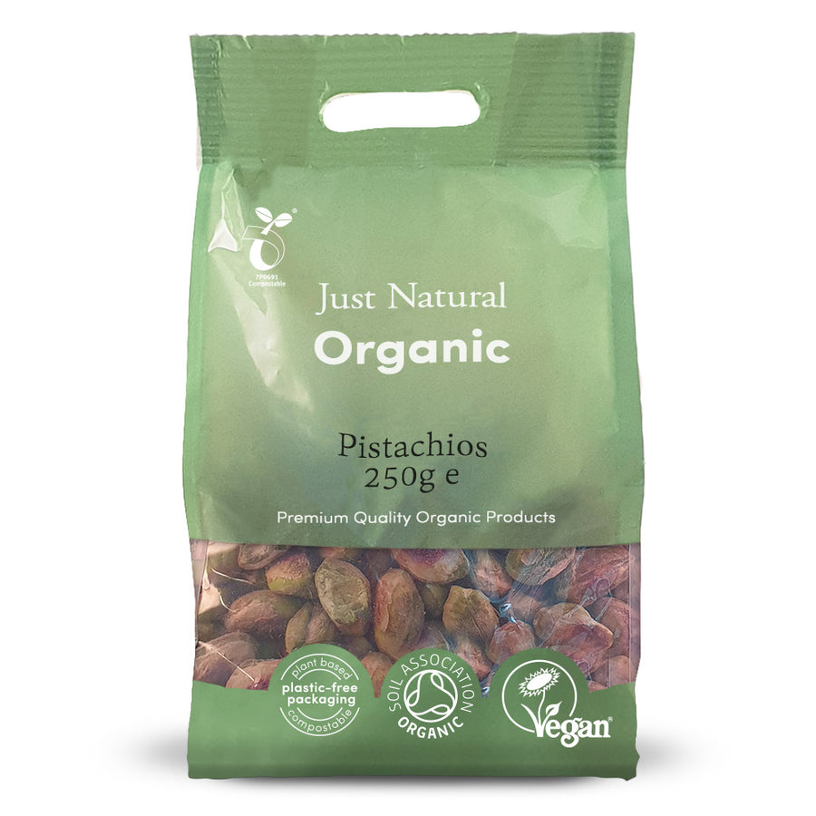 Just Natural Organic Raw Pistachios 250g