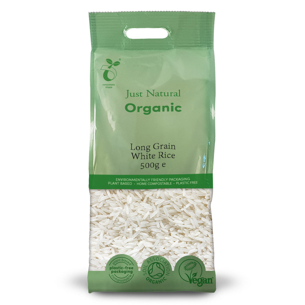 Just Natural Organic Long Grain White Rice 500g