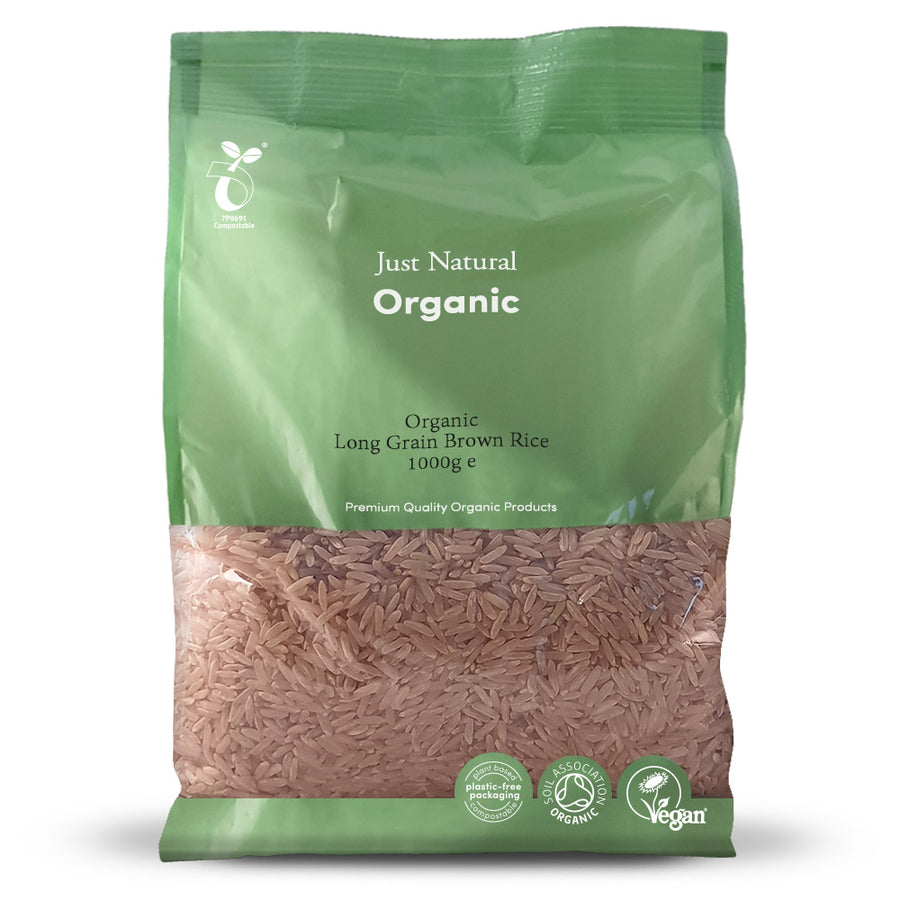 Just Natural Organic Long Grain Brown Rice 1000g