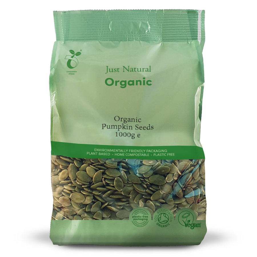 Just Natural Organic Pumpkin Seeds 1000g