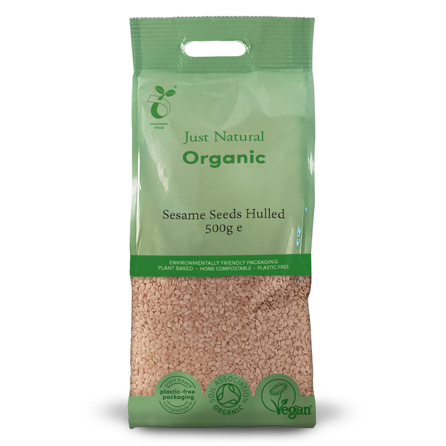 Just Natural Organic Hulled Sesame Seeds 500g