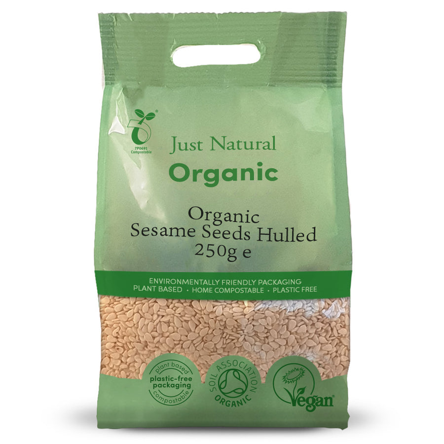 Just Natural Organic Hulled Sesame Seeds 250g