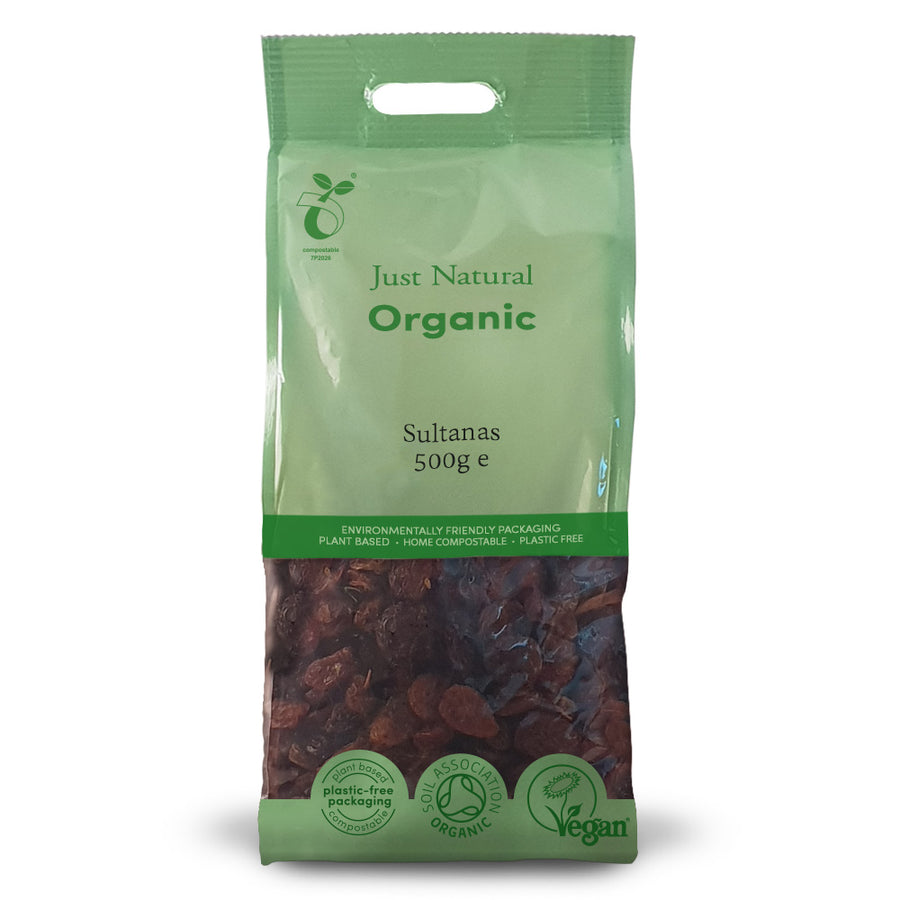 Just Natural Organic Sultanas 500g