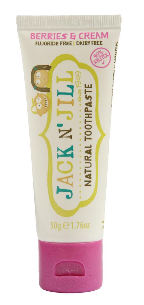 Jack N Jill Berries & Cream Natural Toothpaste 50g