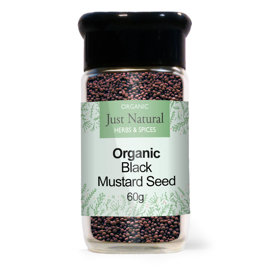 Just Natural Organic Black Mustard Seeds 60g