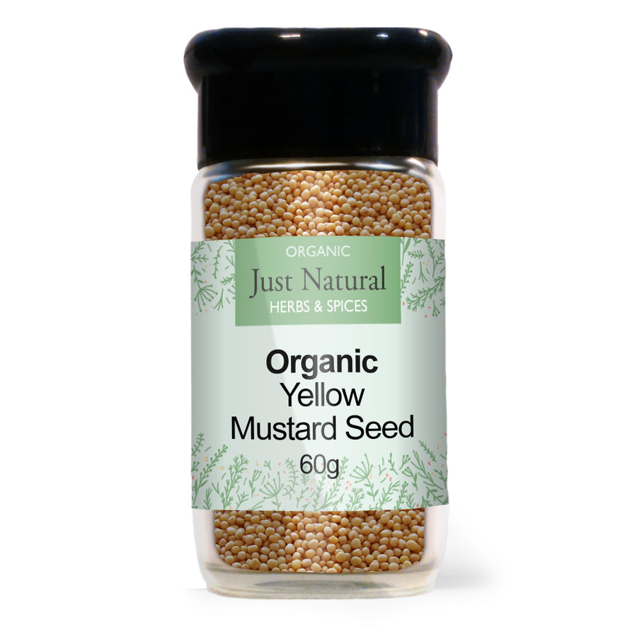 Just Natural Organic Yellow Mustard Seeds 60g