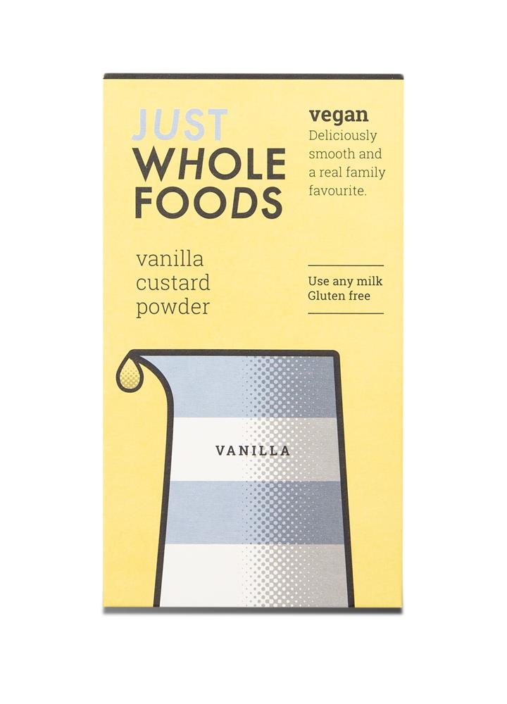 Just Wholefoods Gluten Free Vanilla Custard Powder 100g