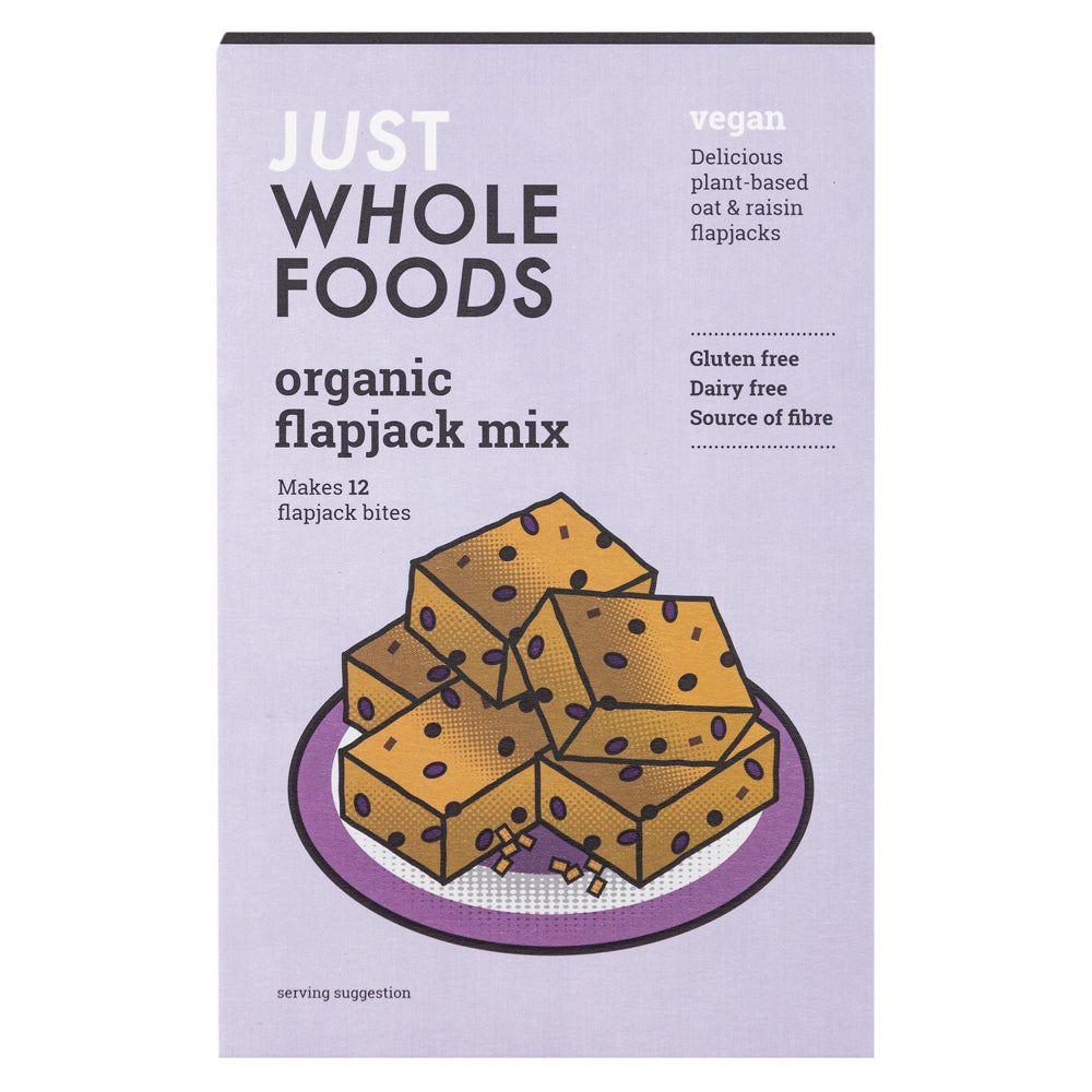 Just Wholefoods Organic & Vegan Flapjack Mix 270g