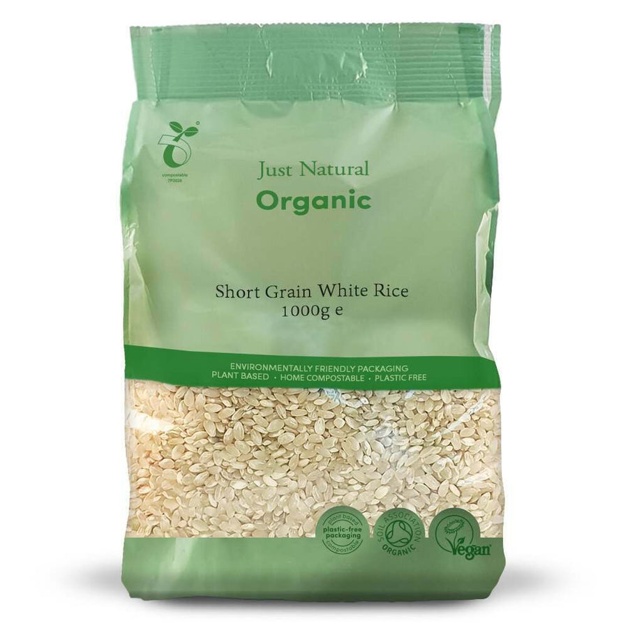 Just Natural Organic Short Grain White Rice 1000g