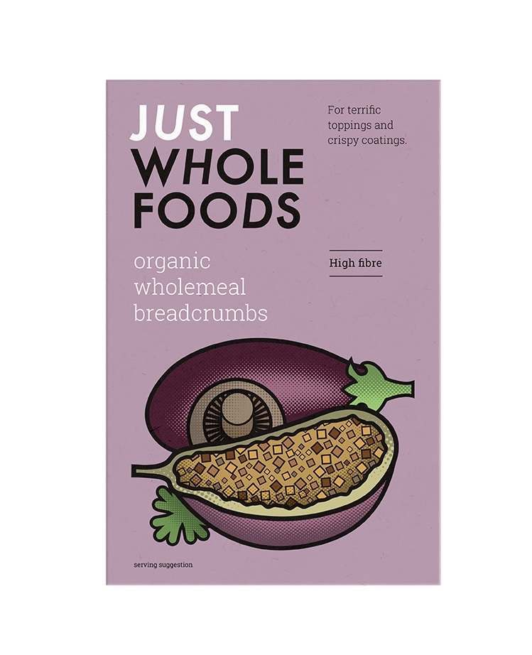 Just Wholefoods Organic Wholemeal Breadcrumbs 175g