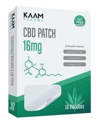 Kaam Pharma 16mg CBD Isolate Patches - 10 Pack