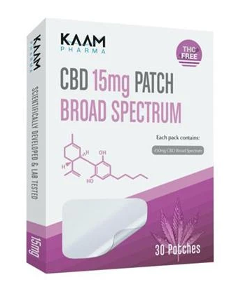 Kaam Pharma 15mg Broad Spectrum CBD Patches - 30 Pack