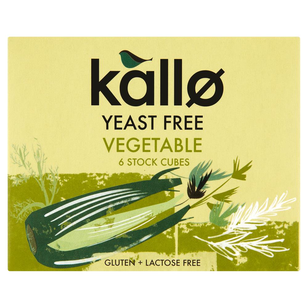 Kallo Organic Vegetable Yeast Free Stock Cubes 60g