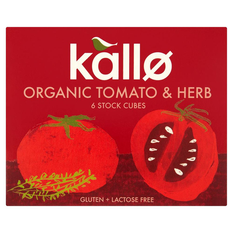 Kallo Organic Tomato & Herb Stock Cubes 66g