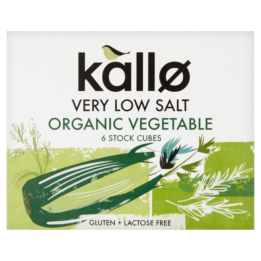 Kallo Organic Low Salt Vegetable Stock Cubes 66g