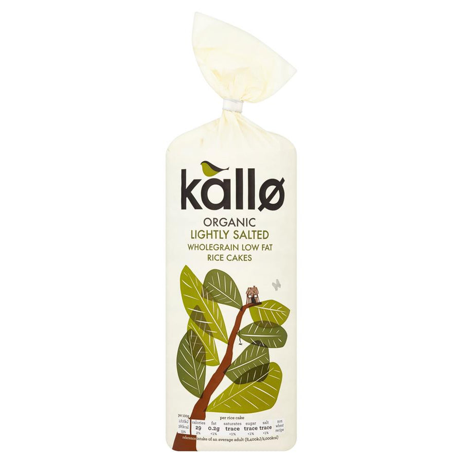 Kallo Organic Original Lightly Salted Rice Cakes 130g