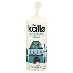 Kallo Lightly Salted Low Fat Rice Cakes 130g