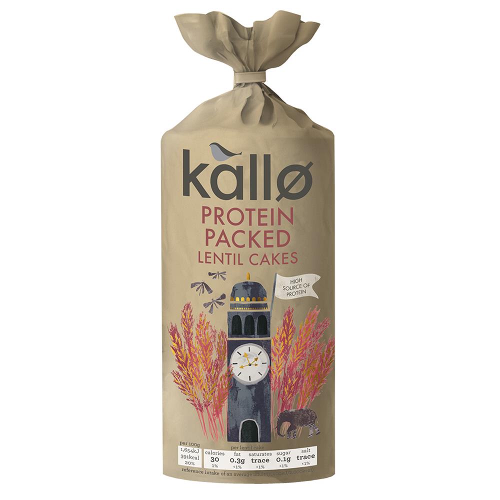 Kallo Protein Packed Lentil Cakes 100g