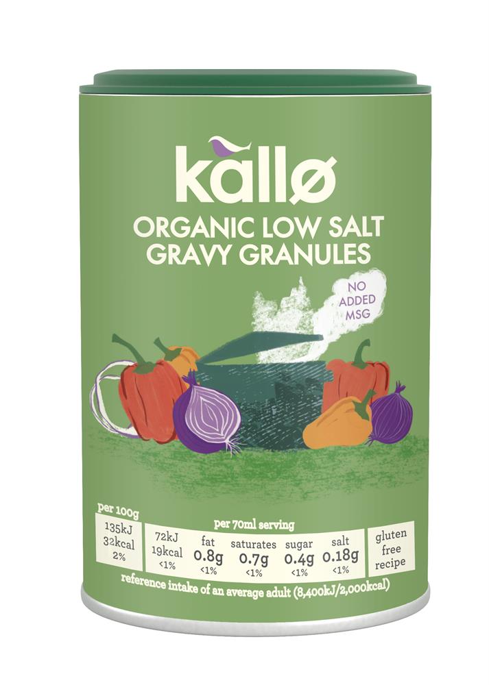 Kallo Organic Low Salt Gravy Granules 160g