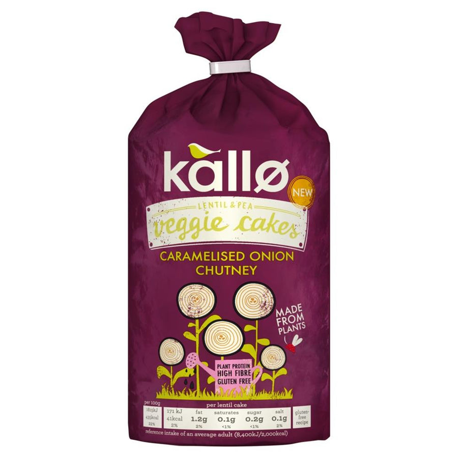 Kallo Caramelised Onion Veggie Cakes 122g