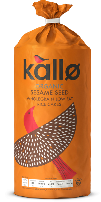 Kallo Organic Sesame Seed Rice Cakes 130g