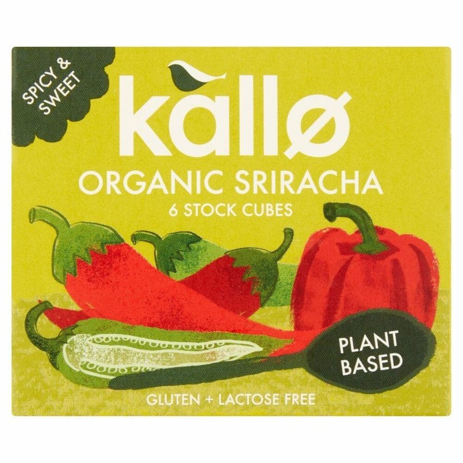 Kallo Organic Sriracha Stock Cubes 66g
