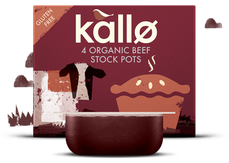 Kallo Organic Beef Stock Pots 96g