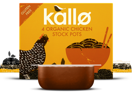 Kallo Organic Chicken Stock Pots 96g