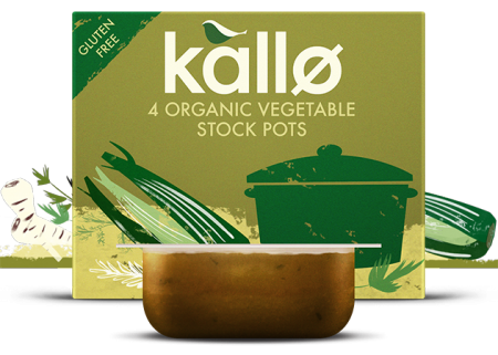 Kallo Organic Vegetable Stock Pots 96g