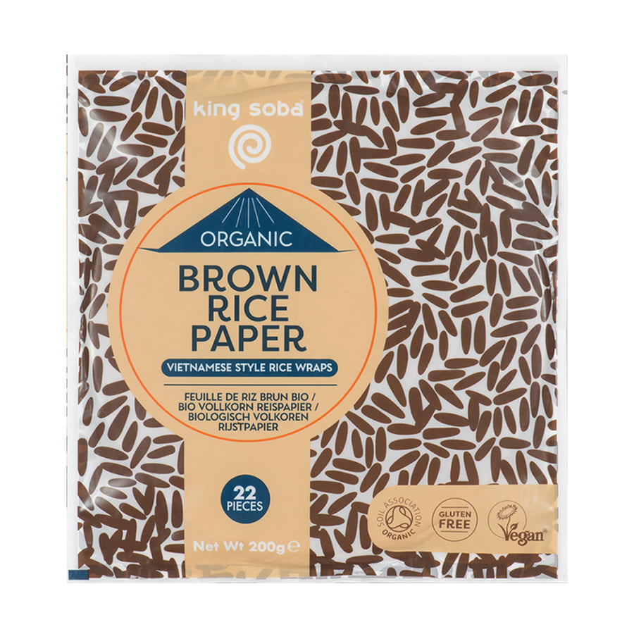 King Soba Organic Brown Rice Paper 200g