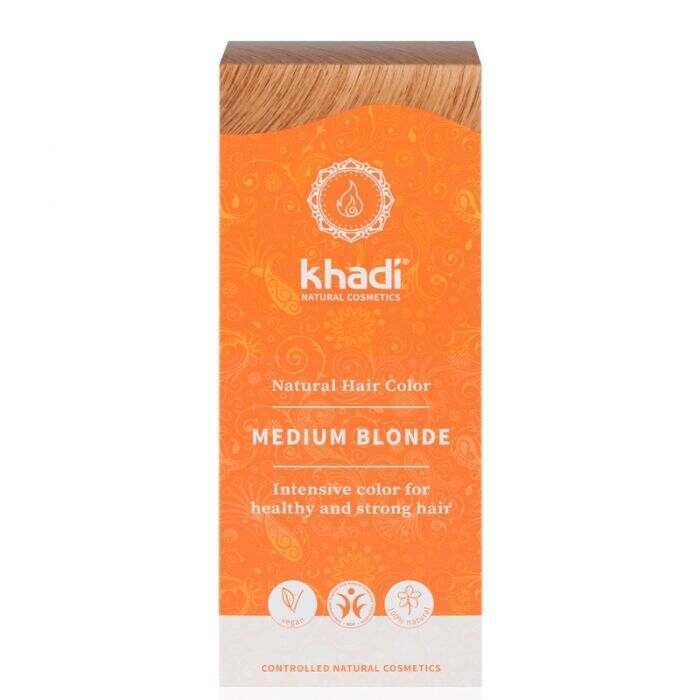 Khadi Natural Herbal Hair Colour Medium Blonde 100g