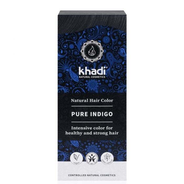 Khadi Natural Herbal Hair Colour Pure Indigo 100g
