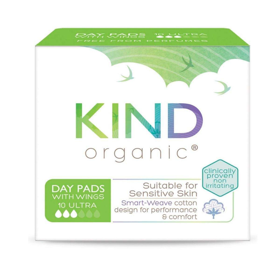 Kind Organic Day Pads with Wings 10s