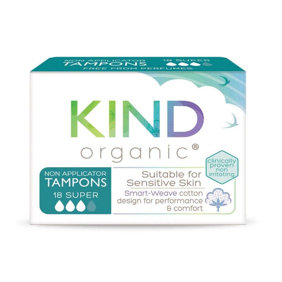 Kind Organic Super Non-Applicator Tampons 18s