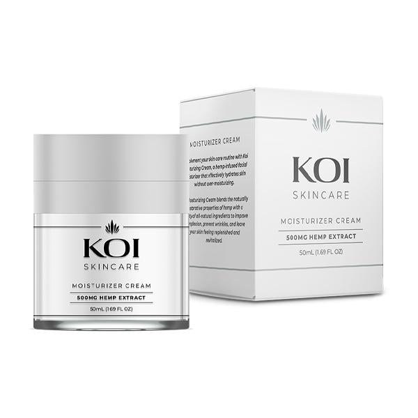 Koi Skincare Moisturizer Cream Hemp Extract 500mg 50ml