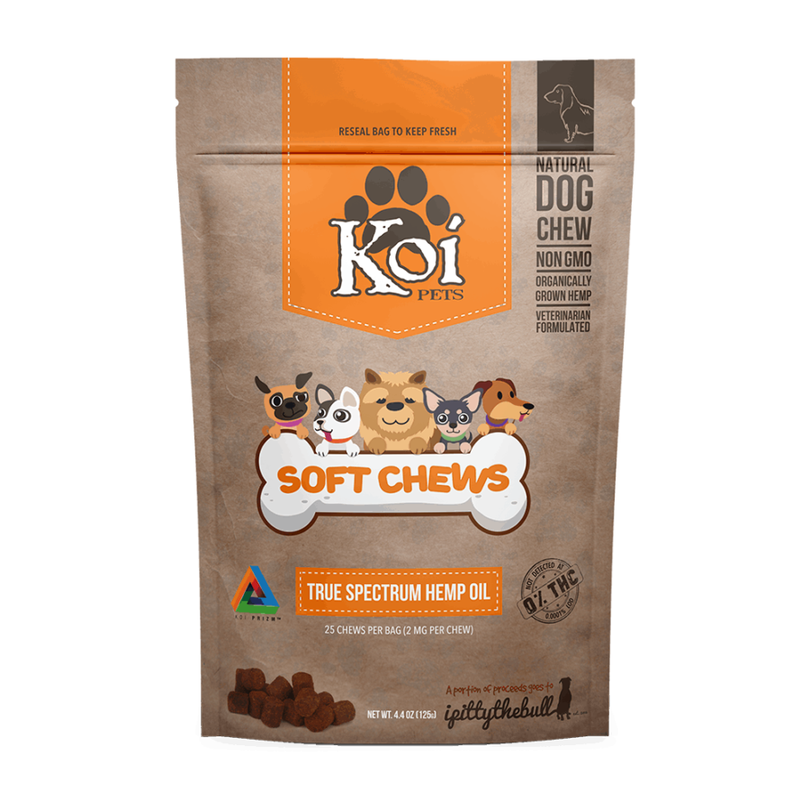 Koi Pets Soft Chews ( Natural Dog Chew) 25pcs (2mg per chew)
