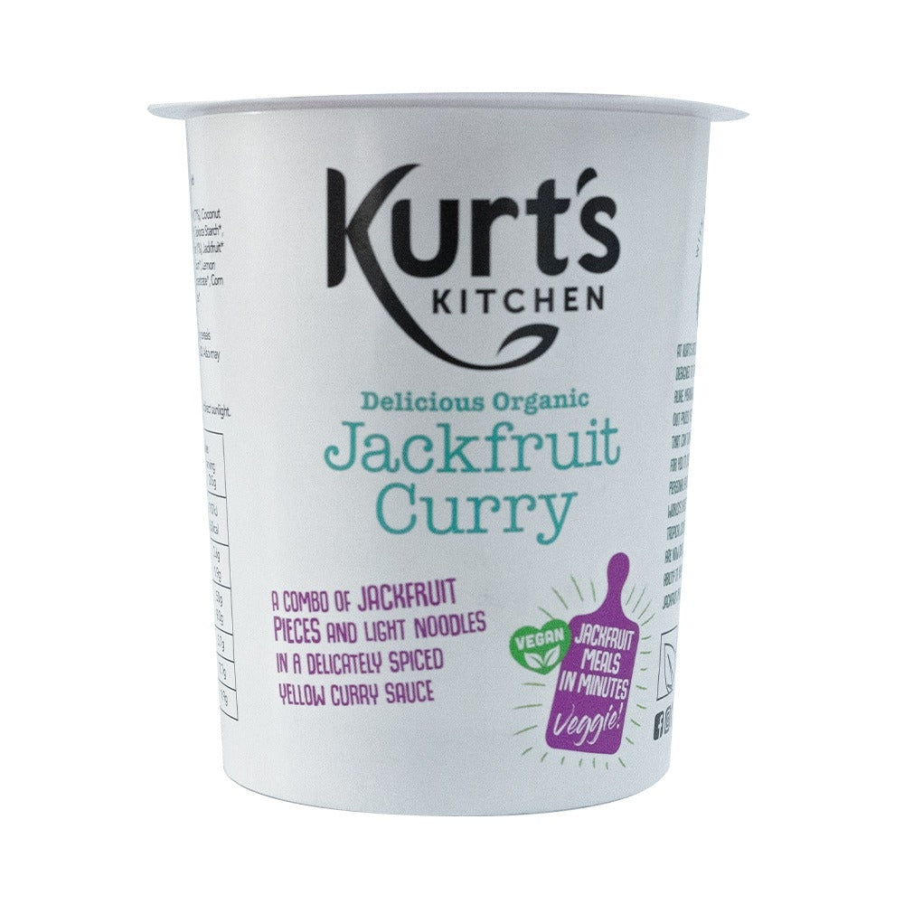 Kurt's Kitchen Vegan & Organic Jackfruit Curry Cup 55g